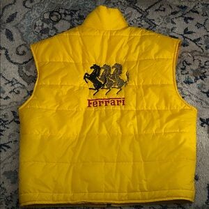 Ferrari Logo Yellow Vest